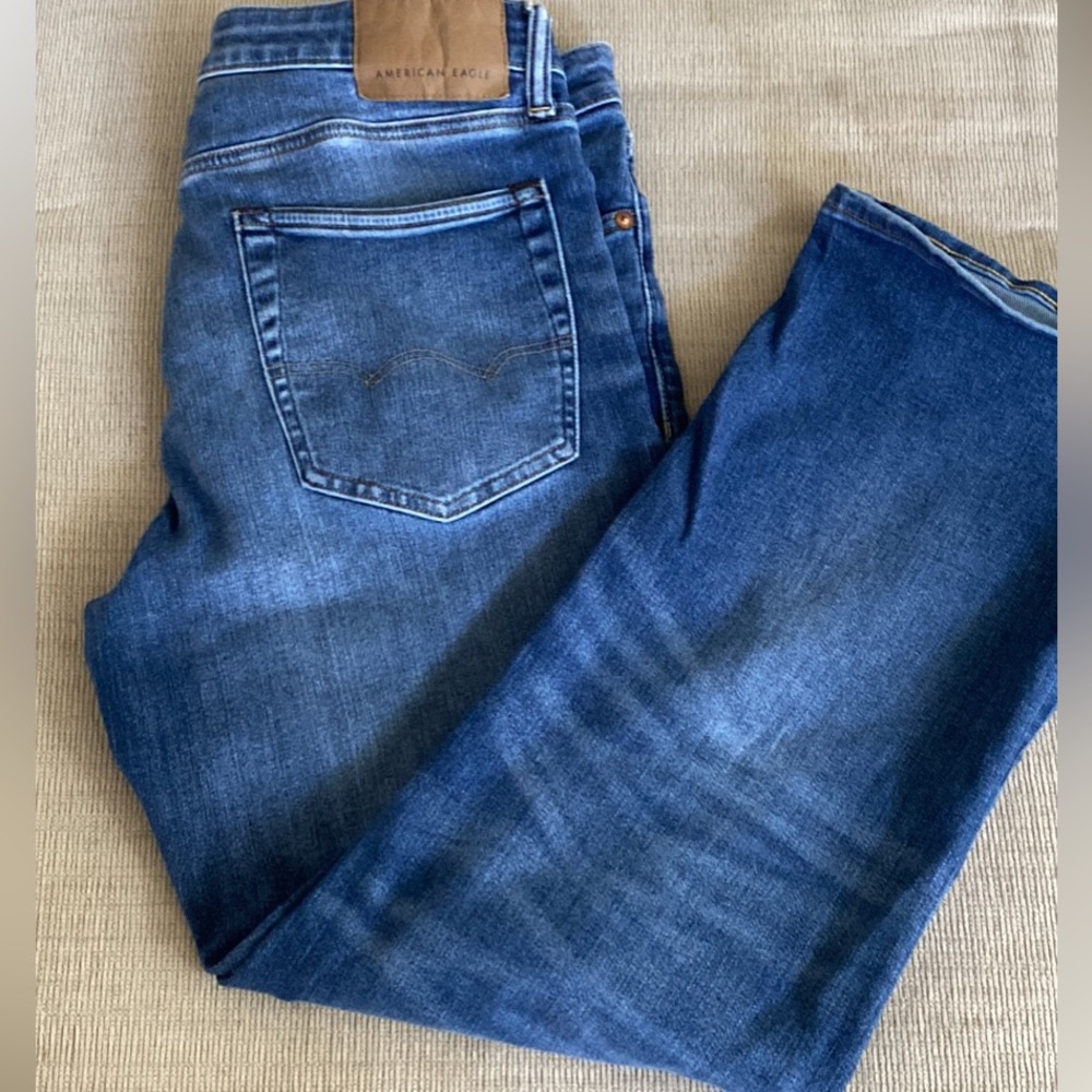 American Eagle Men’s Bootcut Jean -34x30, Airflex +